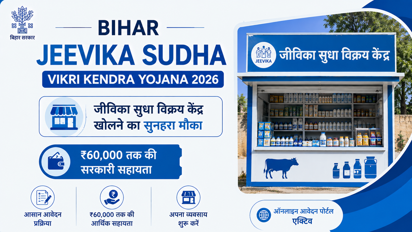 Bihar Jeevika Sudha Vikri Kendra Yojana 2026